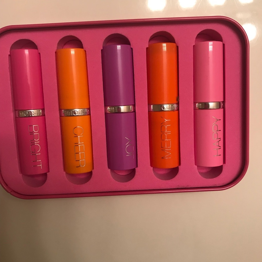 Really pretty clinique lipsticks.